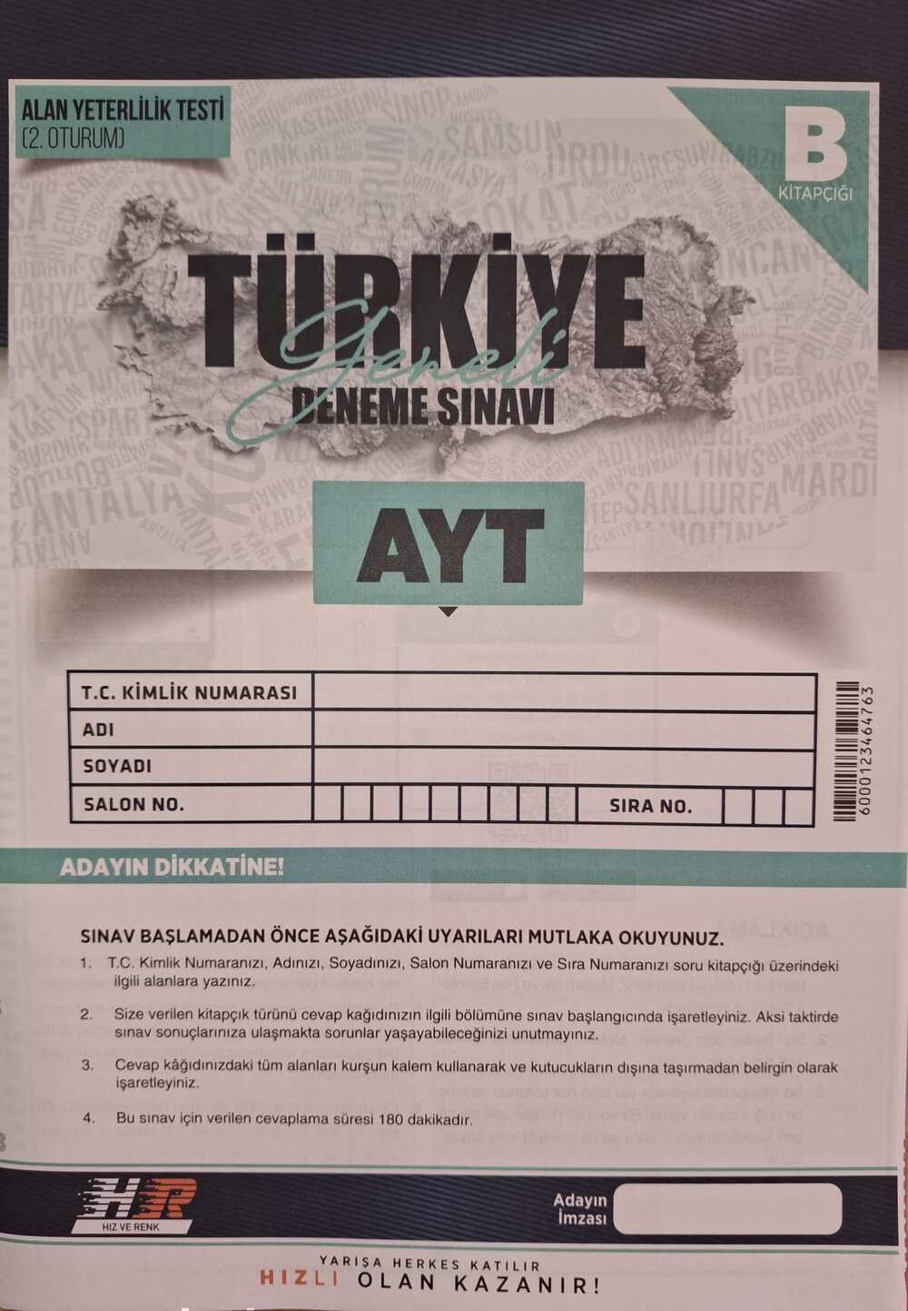 HIZL RENK TG TYT (2025)